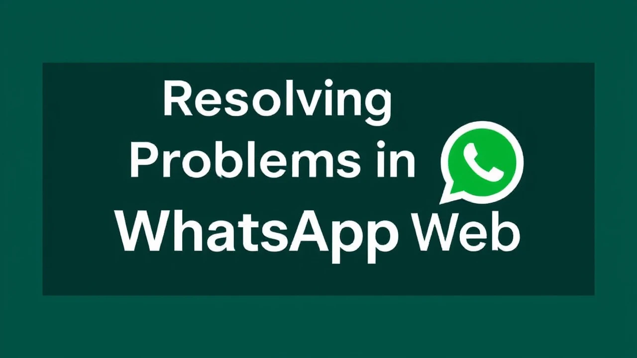 Resolving Typical Problems in WhatsApp Web
