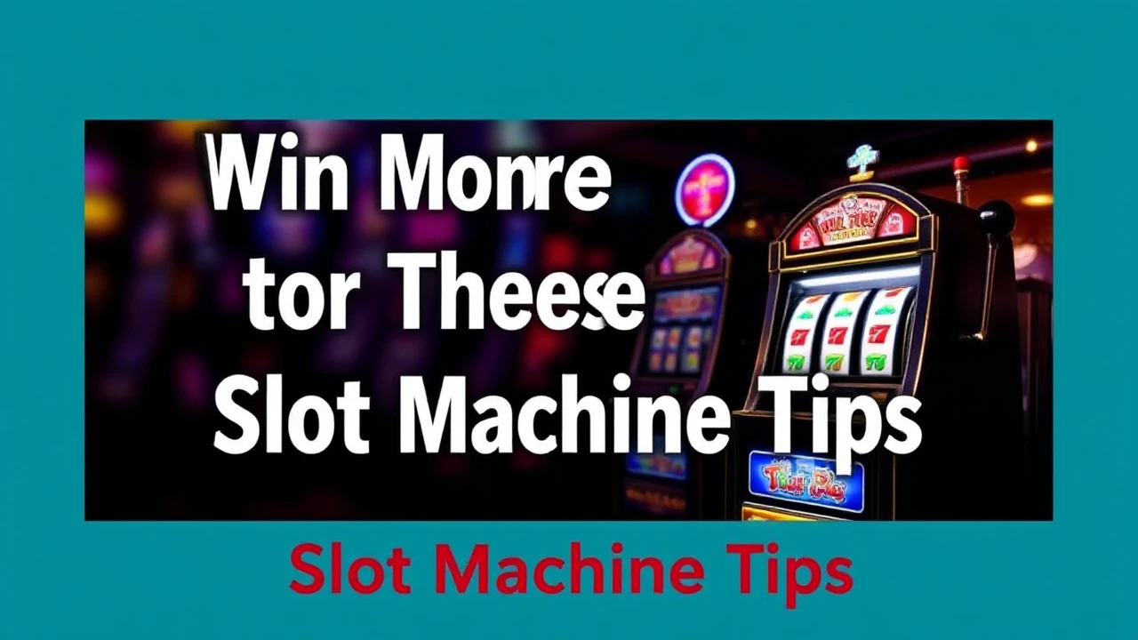 Win More with These Slot Machine Tips